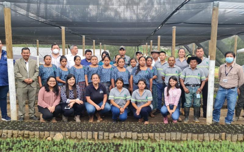 Vivero agroforestal de San Pedro Carchá facilitará recuperación boscosa