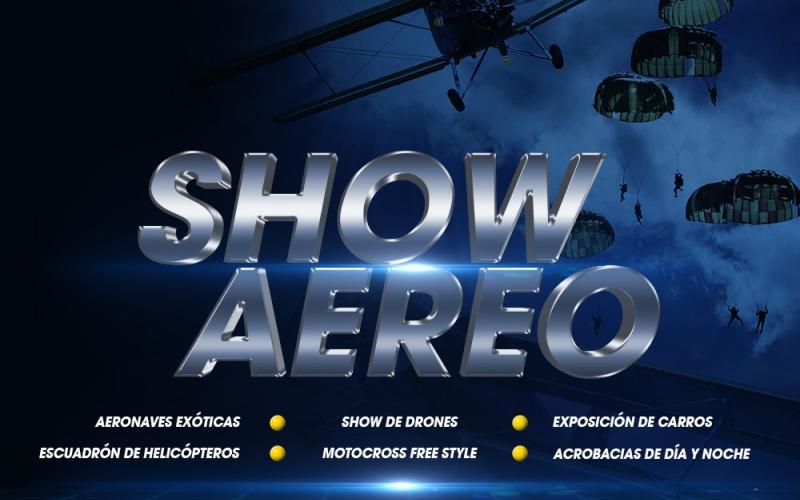 Fuerza Aérea Guatemalteca celebra 101 aniversario de fundación y servicio a la población con un show aéreo.