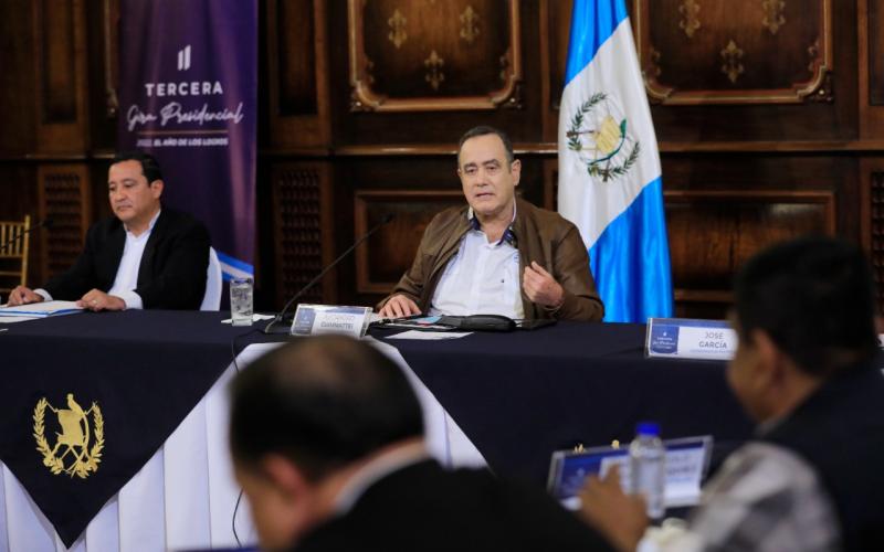 Presidente Alejandro Giammattei 