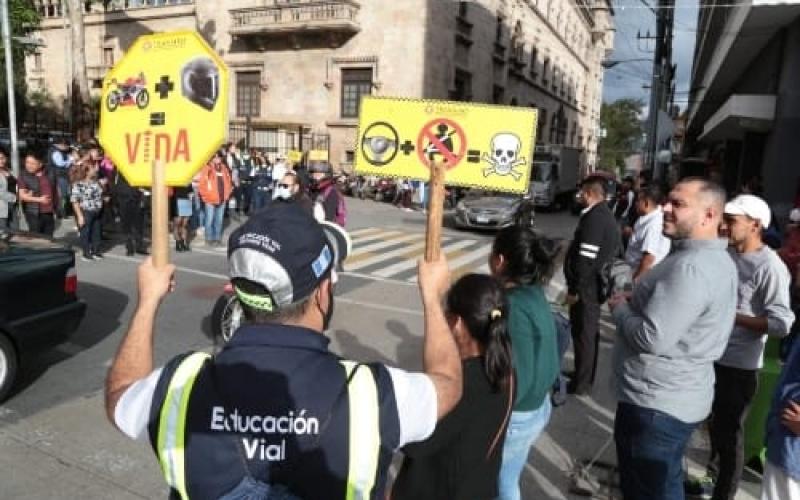Tránsito busca reducción de percances viales durante fiestas de fin de año