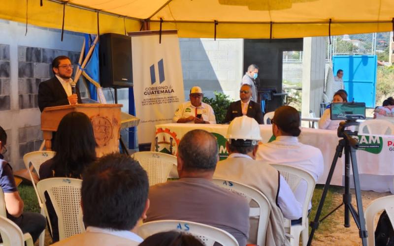 Panajachel mejora planta de tratamiento de aguas residuales y cumple con normativas del MARN