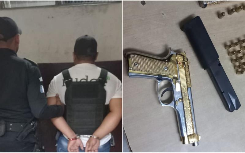 Detenido por portación ilegal de arma de fuego en operativos policiales