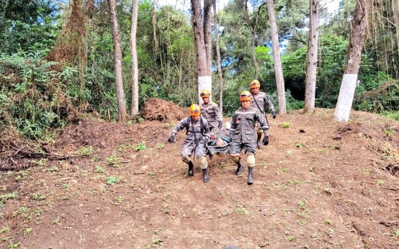 Inauguración del ciclo de entrenamiento especializado de rescatistas del Batallón Humanitario y de Rescate 2023.