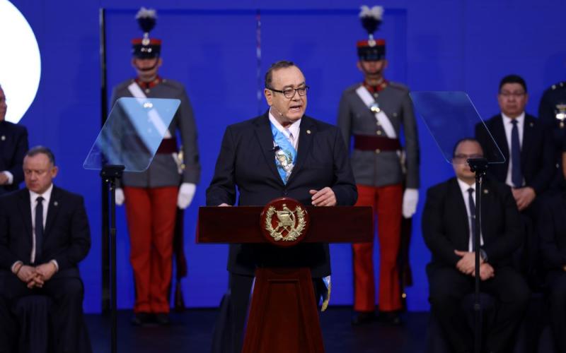 Presidente Alejandro Giammattei 