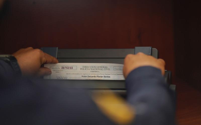 Trámite en línea agiliza la emisión de antecedentes policiales