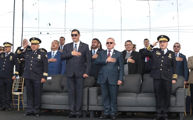 Autoridades de Gobernación nombran nuevos mandos de la cúpula policial