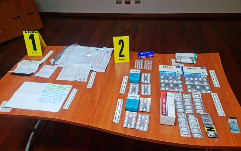 PNC decomisa cocaína dentro de encomiendas