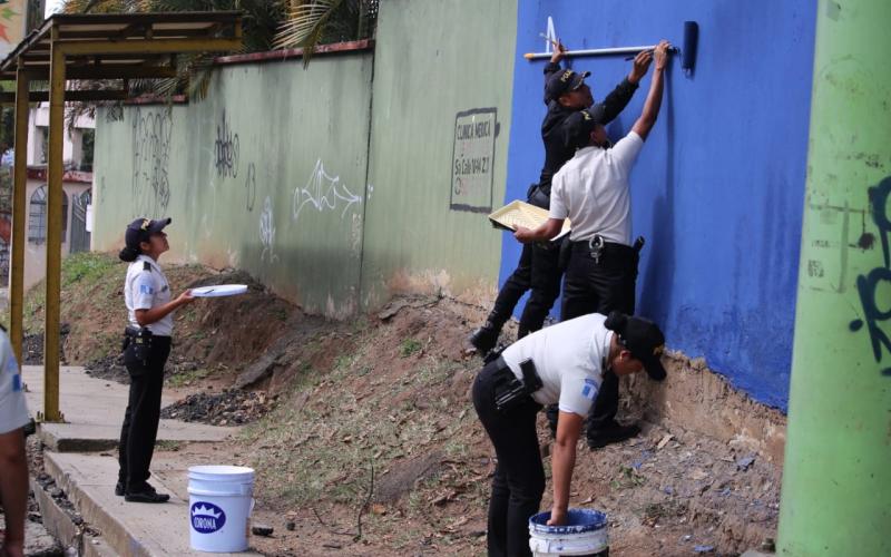 PNC recupera espacios públicos para la prevención del delito