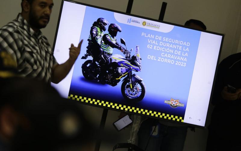Presentan Plan de Seguridad Vial para la Caravana del Zorro 2023