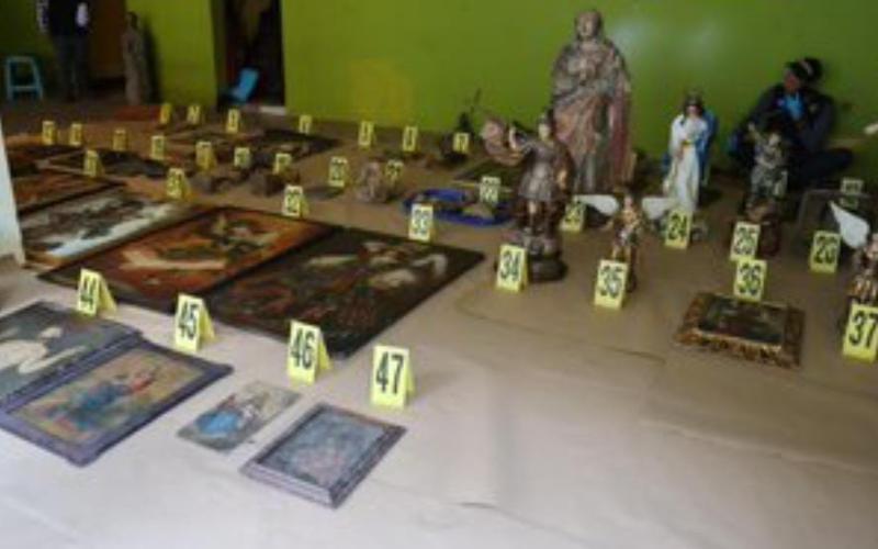 Recuperan obras de arte en varios sectores de la ciudad capital