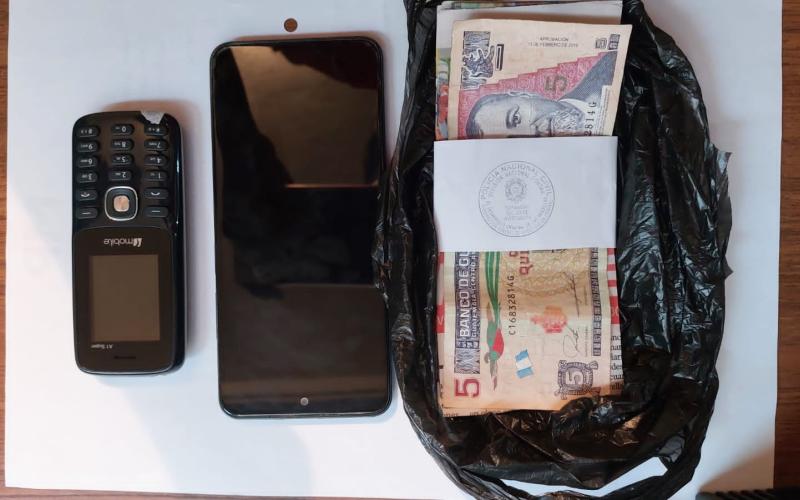 Presunto pandillero capturado en flagrancia por cobro de extorsión