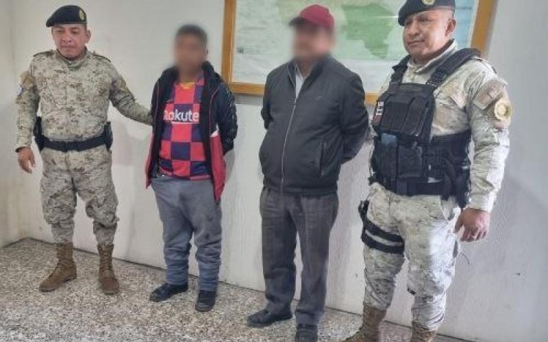 Capturan dos personas por transportar de forma ilícita producto forestal