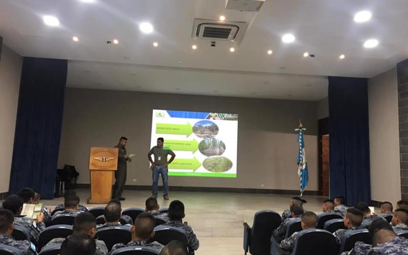 Comando Aéreo Central proyecta la siembra de 1,500 árboles.