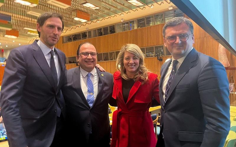 Guatemala participa en las Naciones Unidas en el Evento de Alto Nivel titulado "Graves violaciones de los derechos humanos debido a la agresión contra Ucrania" 