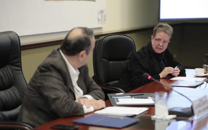 La Secretaria Presidencial de la Mujer Ana Leticia Aguilar Theissen