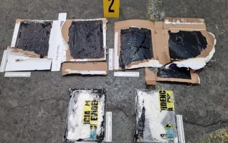 SGAIA incauta encomiendas con cocaína