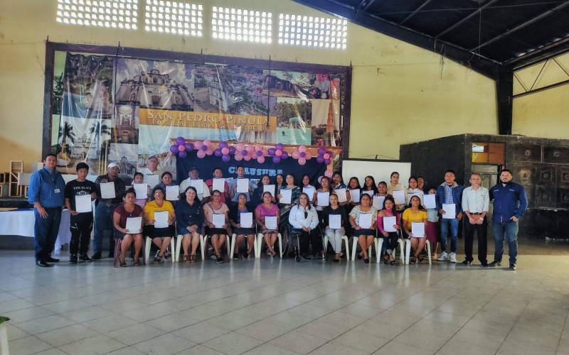 Emprendedores reciben capacitación en Chiquimula
