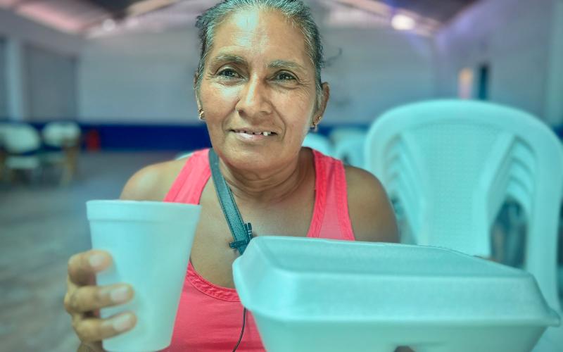 Usuaria de Comedor Social en Jalpatagua, Jutiapa