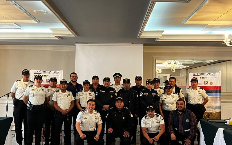 PNC capacita a agentes para atención de menores en situación de movilidad