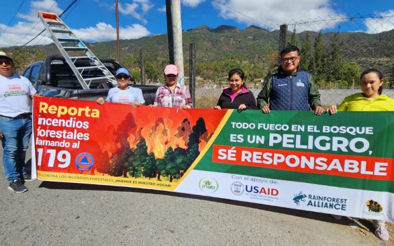 MARN socializa en Huehuetenango acciones para prevenir los incendios forestales