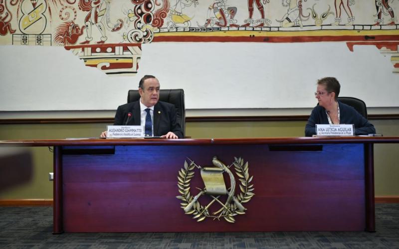 Presidente Alejandro Giammattei 