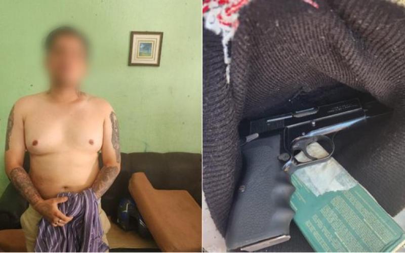 Presunto pandillero detenido luego de cometer hecho armado