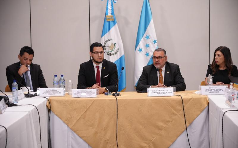 Guatemala y Honduras abordan asuntos de protección y retorno de menores en contexto migratorio 