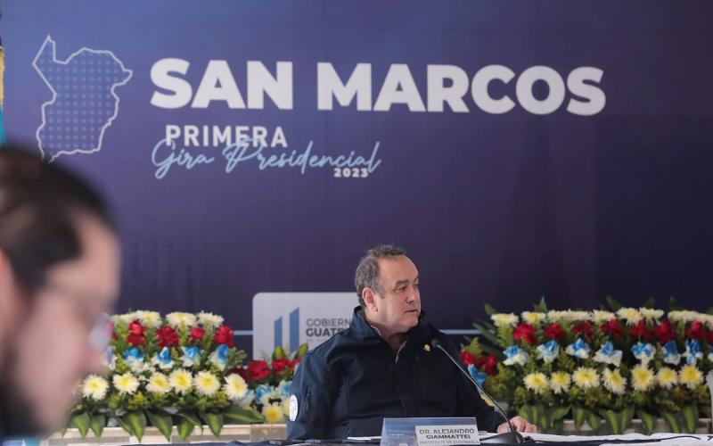 Presidente Alejandro Giammattei 