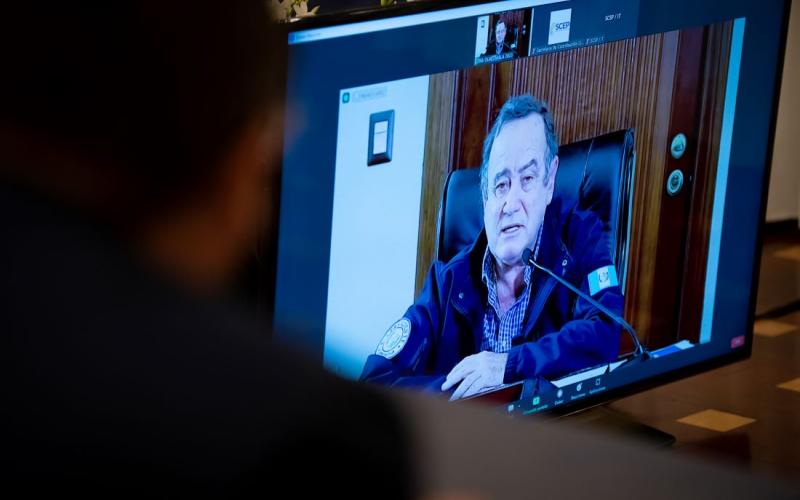 Presidente Alejandro Giammattei 