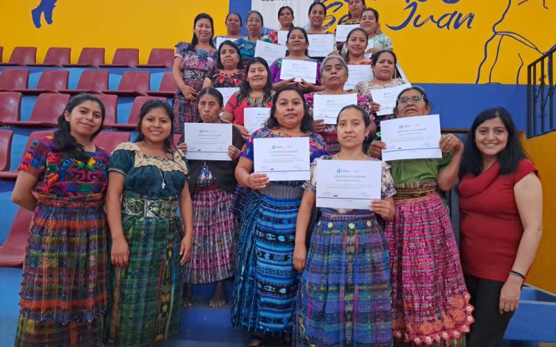 Emprendedoras de Sololá son impulsadas por el Ministerio de Economía 