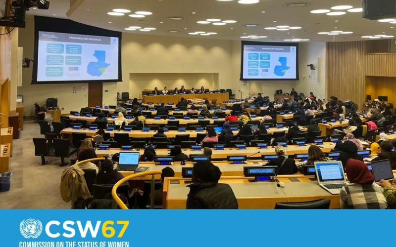 La Secretaria Presidencial de la Mujer Ana Leticia Aguilar Theissen en 