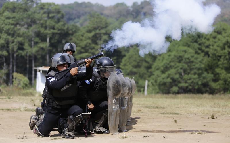 Agentes de fuerzas especiales refuerzan y actualizan protocolos de actuación