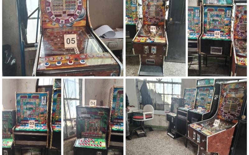 Agentes de Delitos Patrimoniales decomisan tragamonedas