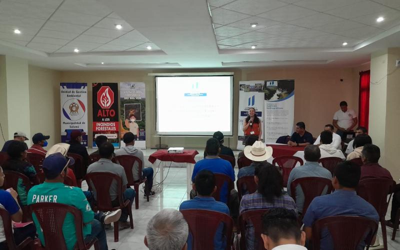 MARN promueve la conservación de los bosques con comunidades de Salamá