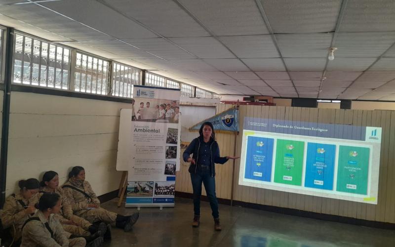 Reservistas militares de San Marcos se forman como Guardianes Ecológicos