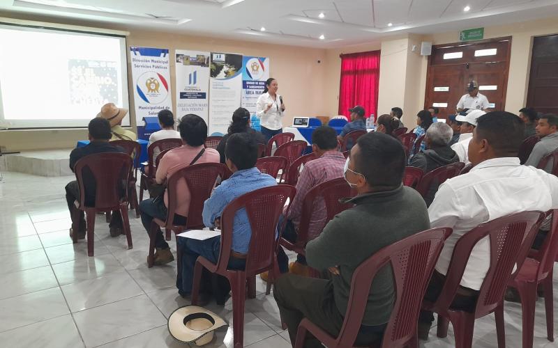 Delegación de Baja Verapaz prioriza capacitaciones sobre gestión integral de los desechos y de los recursos hídricos