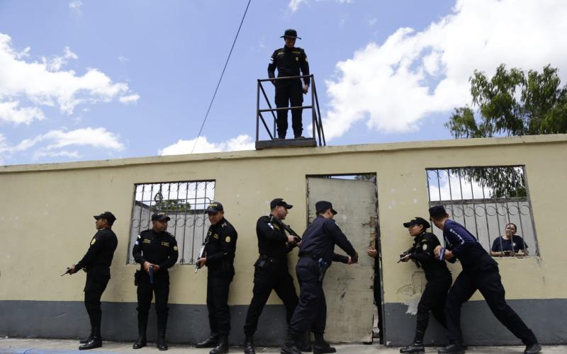 Desarrollan ejercicios sobre diferentes intervenciones policiales