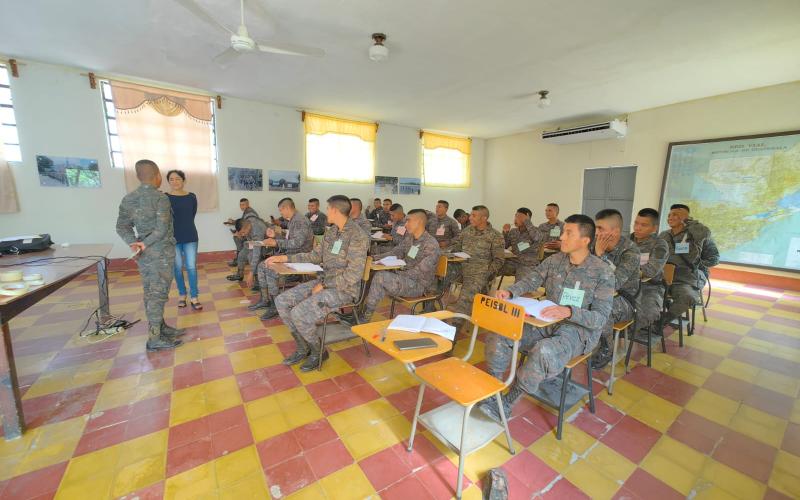 Reservistas militares de Zacapa son capacitados por el MARN