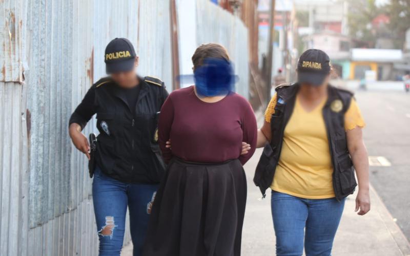 Pandillera capturada cuando recibía supuesto pago de extorsión