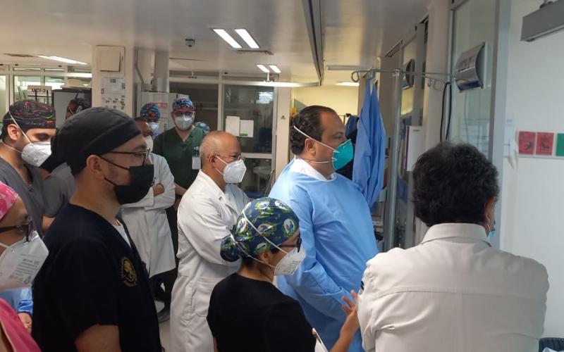 Canciller de Guatemala constata evolución de migrantes heridos por incendio