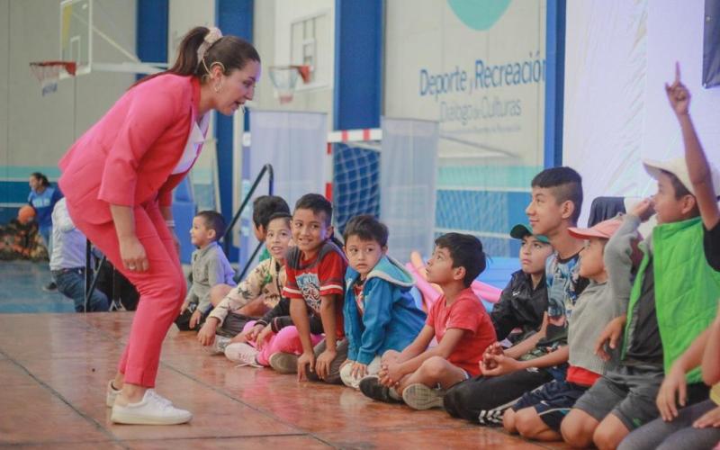 Los niños y niñas disfrutaron de las actividades