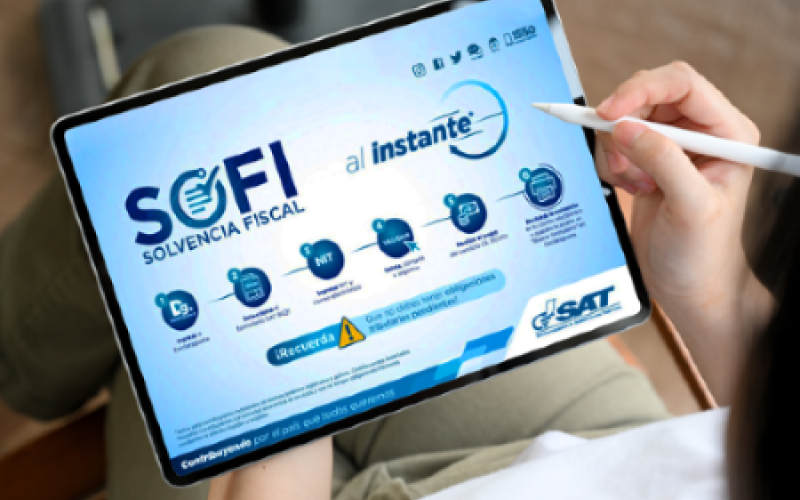 SAT ha emitido más de 558 mil solvencias fiscales en línea