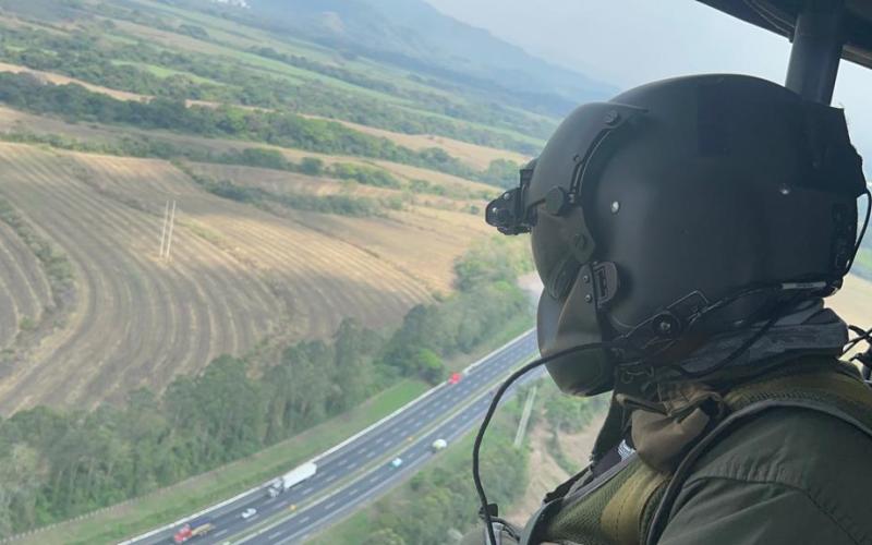 Sobrevuelos refuerzan operativos de seguridad durante Semana Santa