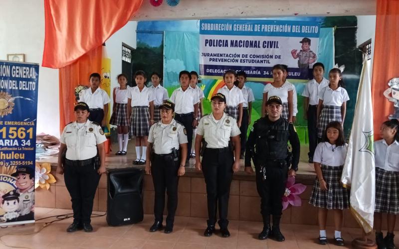 Prevención del delito conforma Comisión de Prevención Estudiantil en Retalhuleu