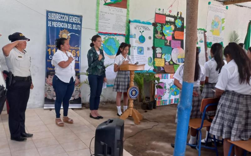 uramentan a Comisión de Estudiantil de Prevención en San Sebastián, Retalhuleu