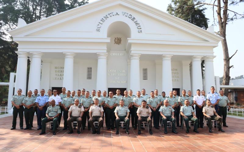 Guatemala recibe la visita de Oficiales alumnos del Ejército de Nicaragua.