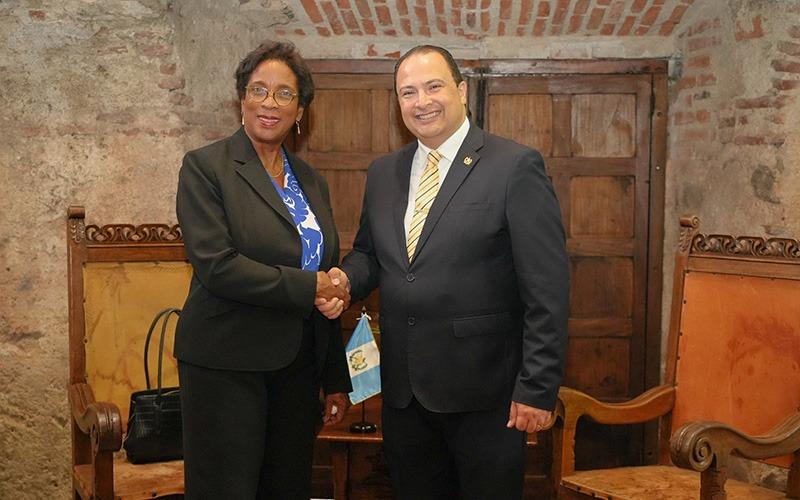 Guatemala y Barbados reafirman la dinámica relación política, económica y cultural