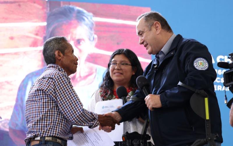 Presidente Alejandro Giammattei 