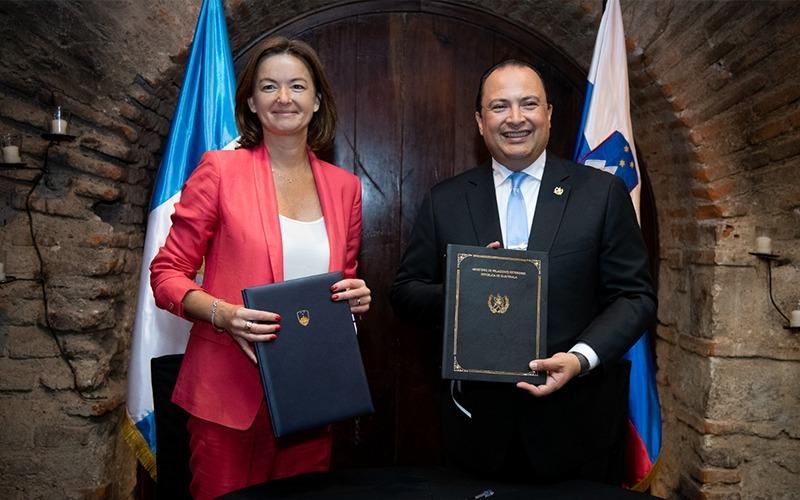 Guatemala y Eslovenia acuerdan impulsar alianzas estratégicas