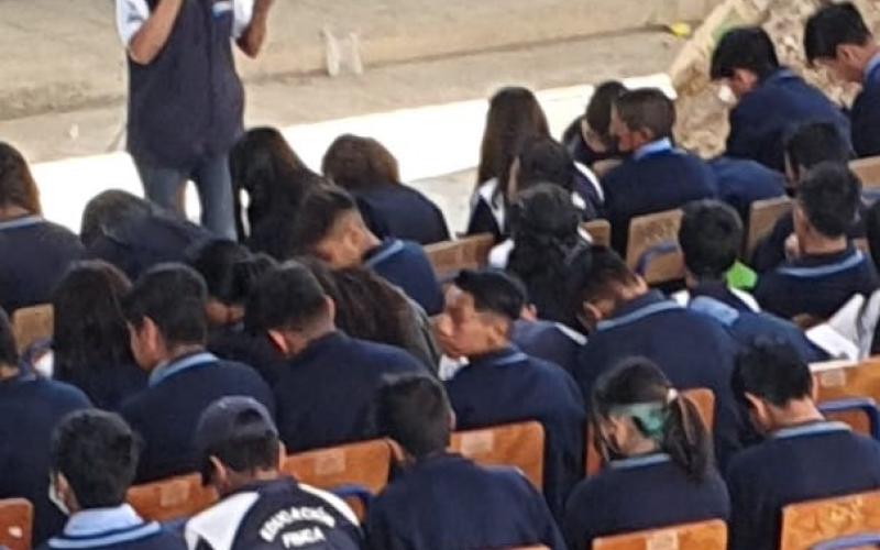 Estudiantes en Santa Lucía Utatlán, Sololá se forman como Guardianes Ecológicos